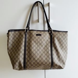 Gucci GG Plus Monogram Large Joy Tote Brown Auth